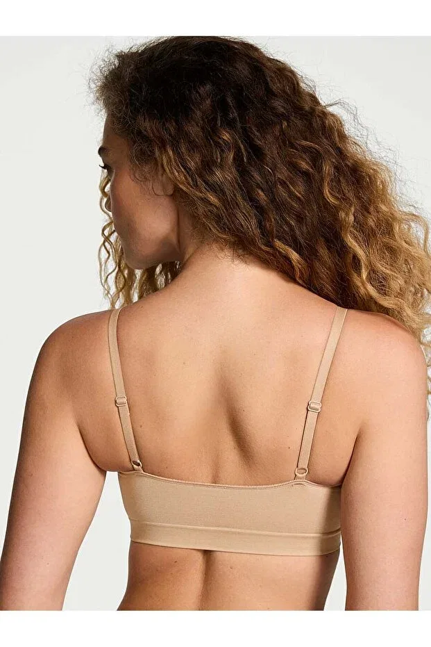 Женский бюстгальтер-бралетт бесшовный Victoria'S Secret, Praline — фото 3