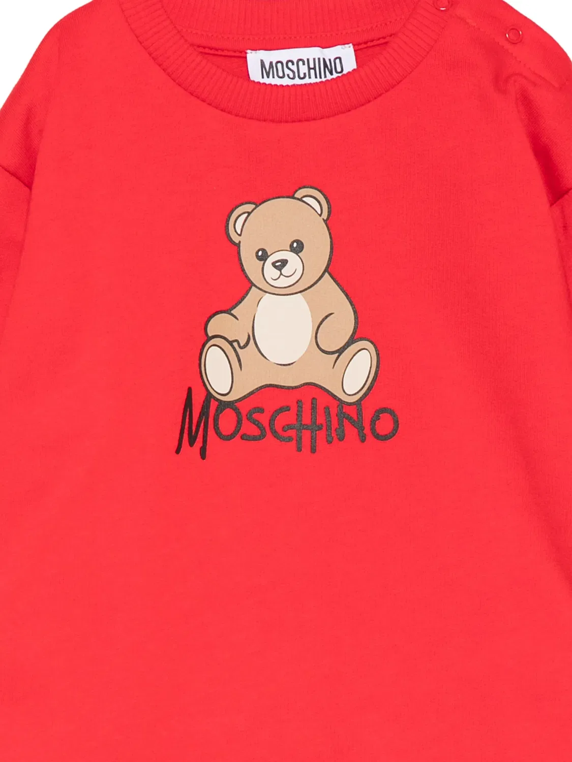 Платье Teddy Bear красное Moschino, красный — фото 2