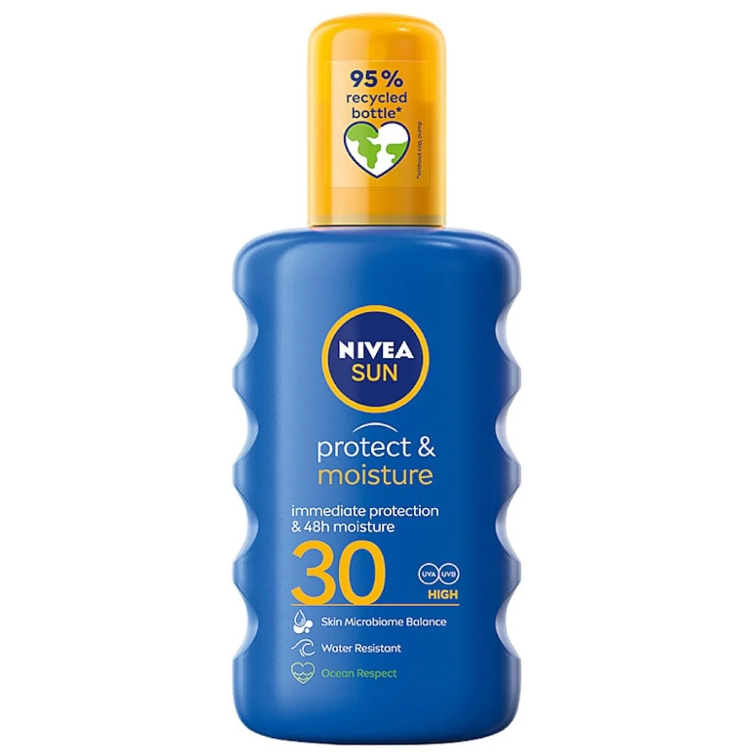 Солнцезащитный спрей SPF 30 Nivea Sun, 200 мл, Navy Pers