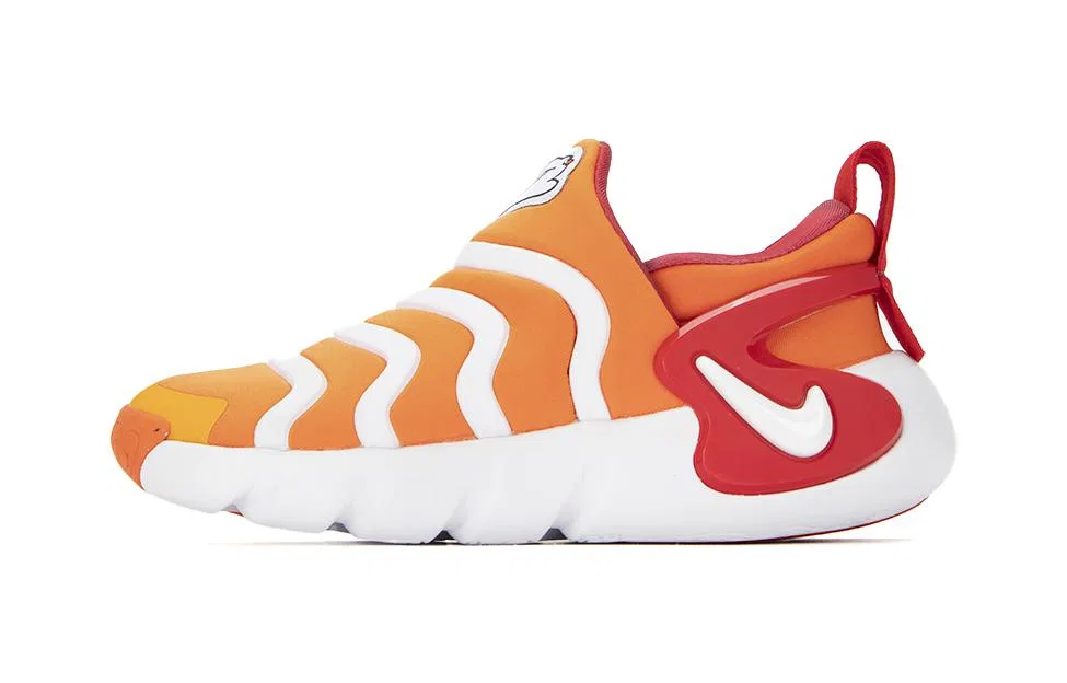 Детские кроссовки для мальчиков с принтом Dynamo GO SE PS Rabbit Nike, Safety Orange