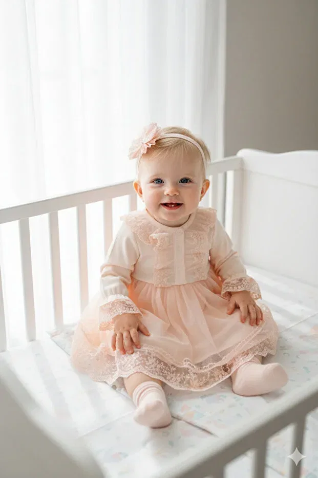 Детское платье для девочек хлопковое Miniday Baby, Multicolor