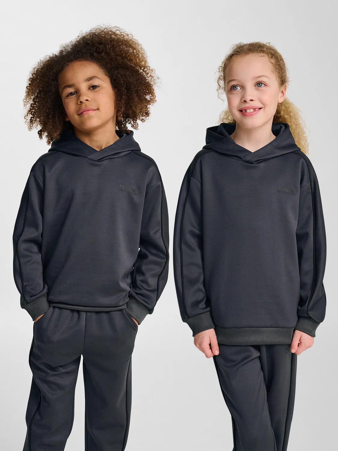 Детское худи Interlock Hummel, Ebenholzbraun Schwarz Braun