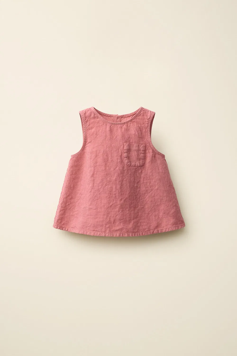 Блузка из 100% льна, созданная в сотрудничестве Caramel London и Zara, Terracotta