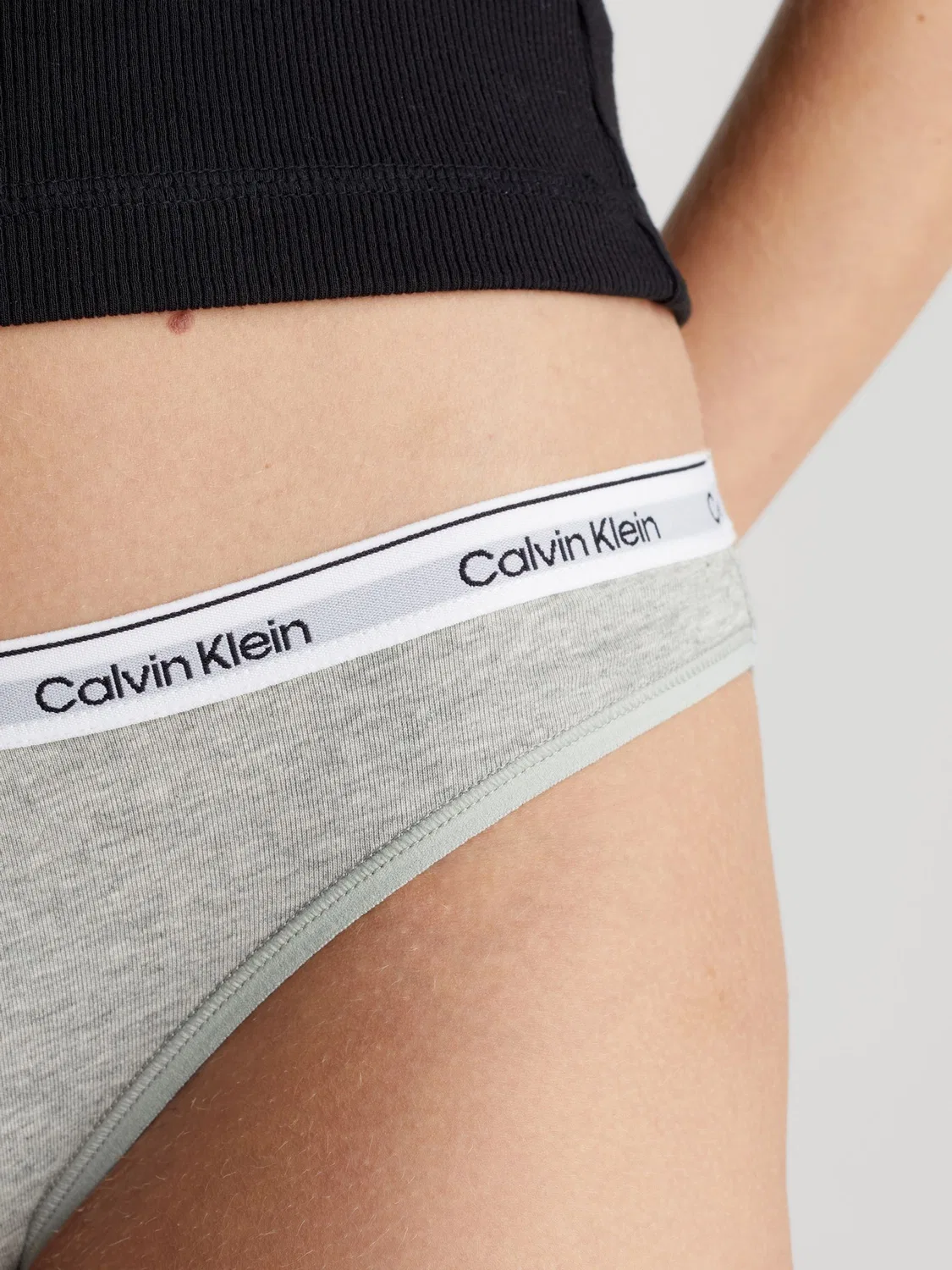 Бикини Calvin Klein Icon Logo, серый — фото 2