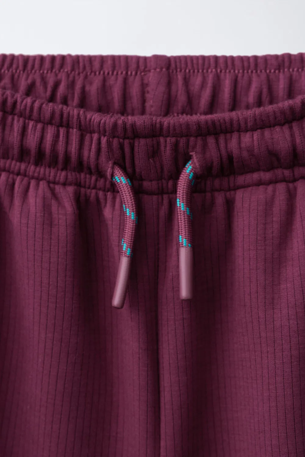 Спортивные брюки с широкими штанинами ZARA, Raspberry — фото 3