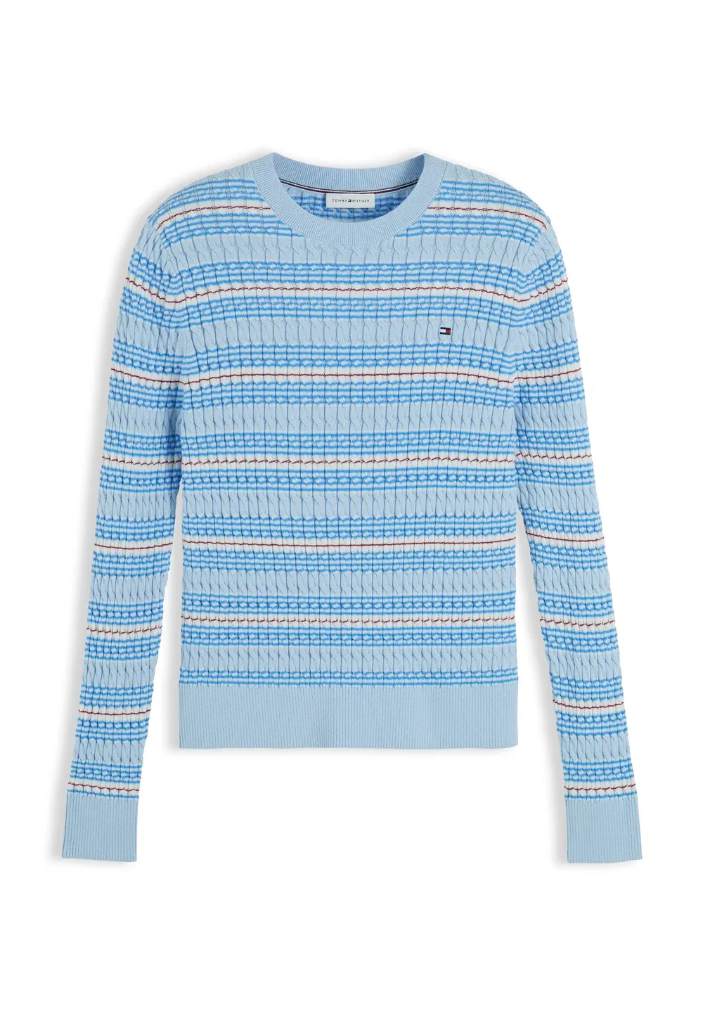 Джемпер Tommy Hilfiger, Sky Blue Ecru — фото 4
