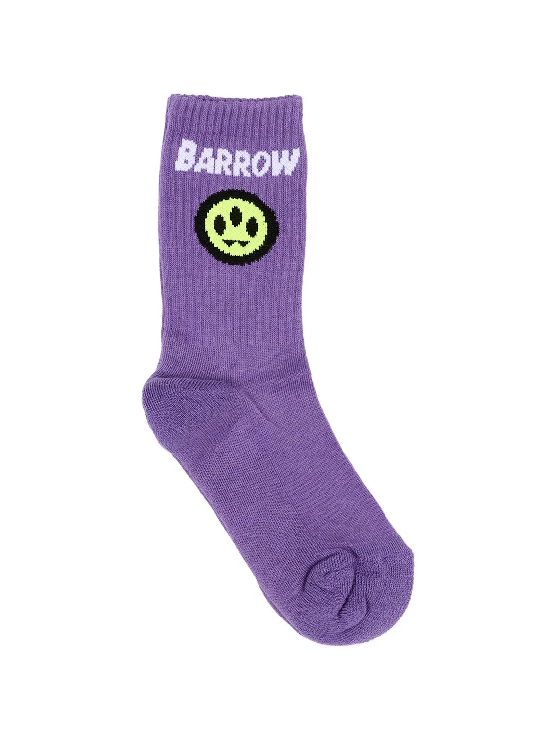 Носки с интарсией фиолетовые BARROW, фиолетовый