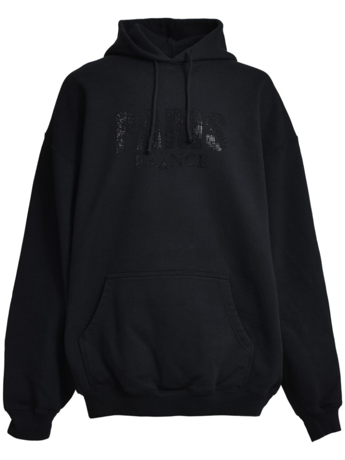 

Толстовка с капюшоном с заклепками VETEMENTS, черный