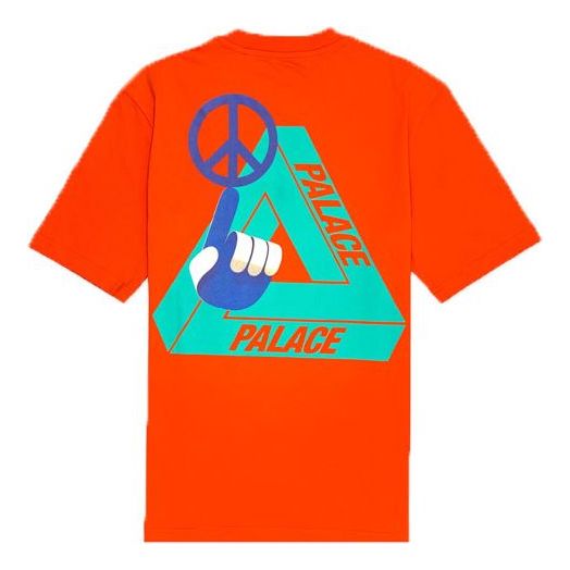 

Футболка PALACE Tri Smiler Back Printing Short Sleeve Unisex Orange, оранжевый