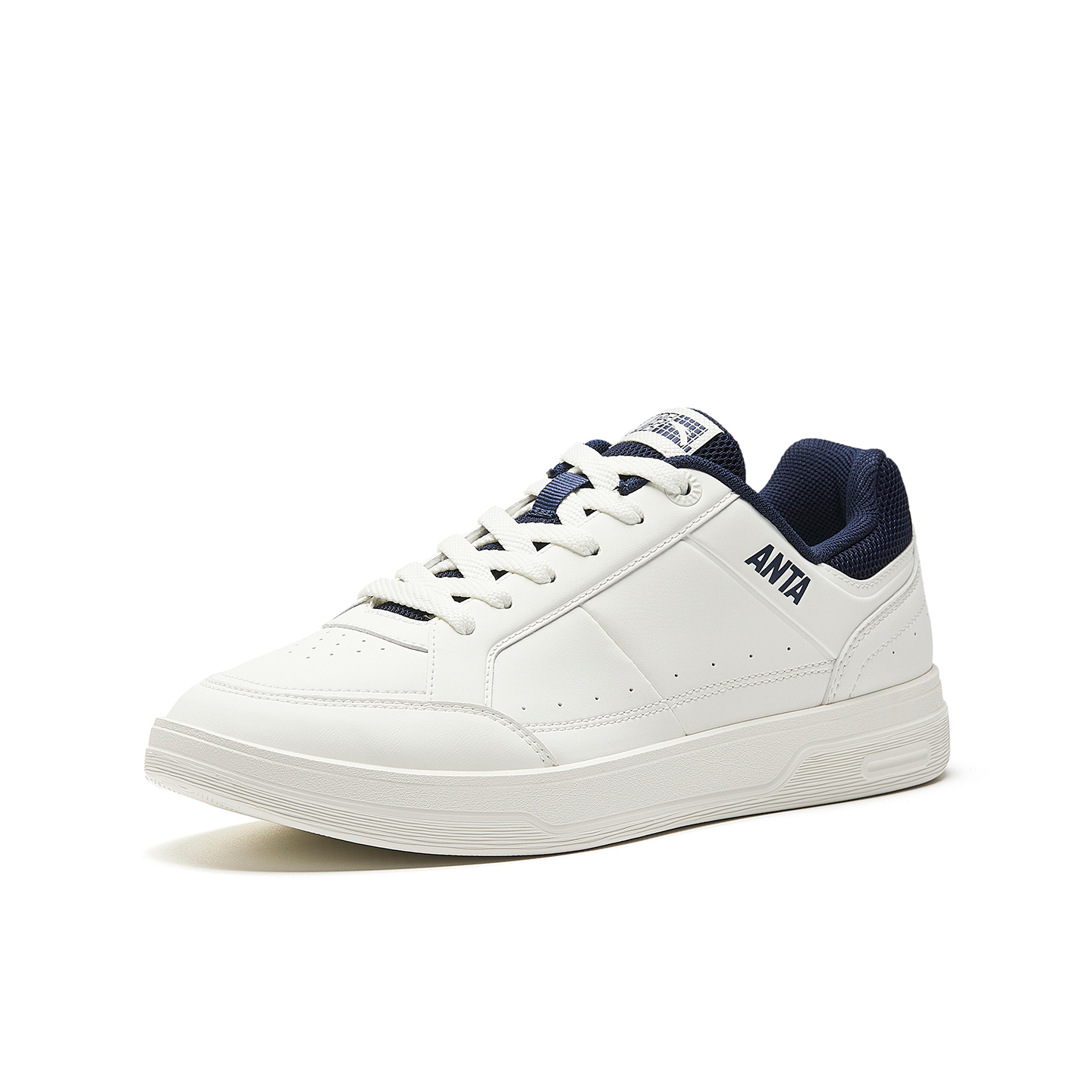 ANTA Мужские скейтерские кроссовки Low top Ivory White/New Ink Blue 3 — фото 2