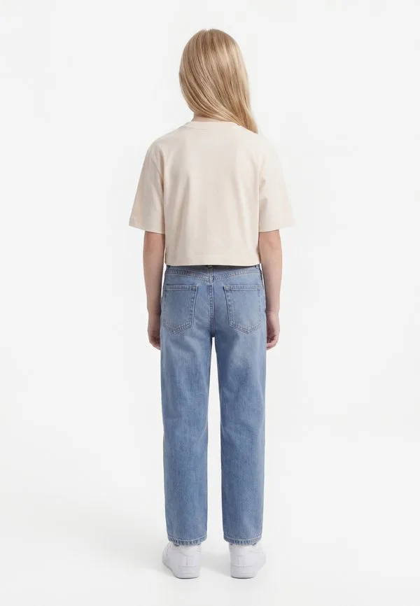 Укороченная футболка studs, с принтом, кремовый цвет Palm Angels, Off-White — фото 2