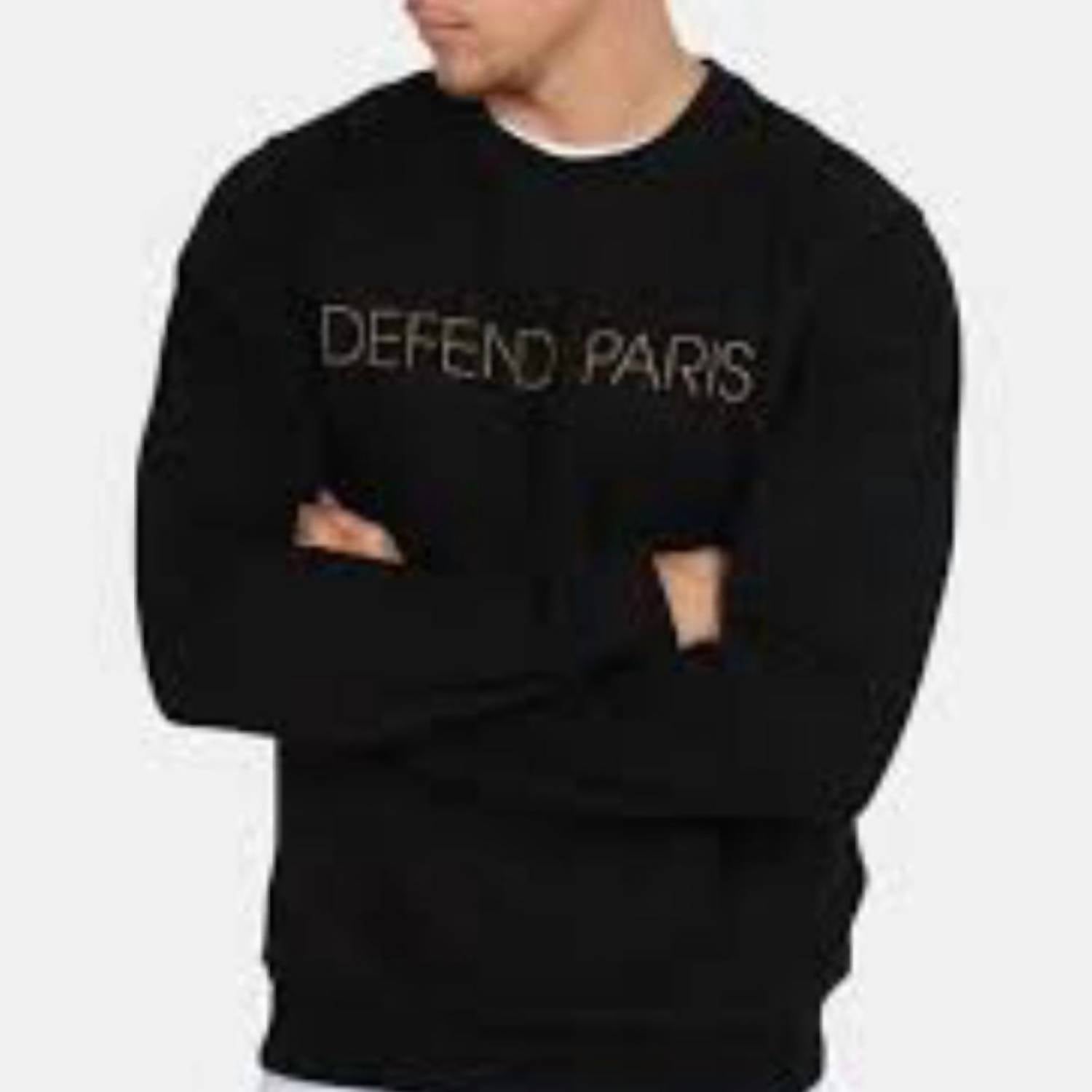 

Свитер Claudio с круглым вырезом черного цвета DEFEND PARIS
