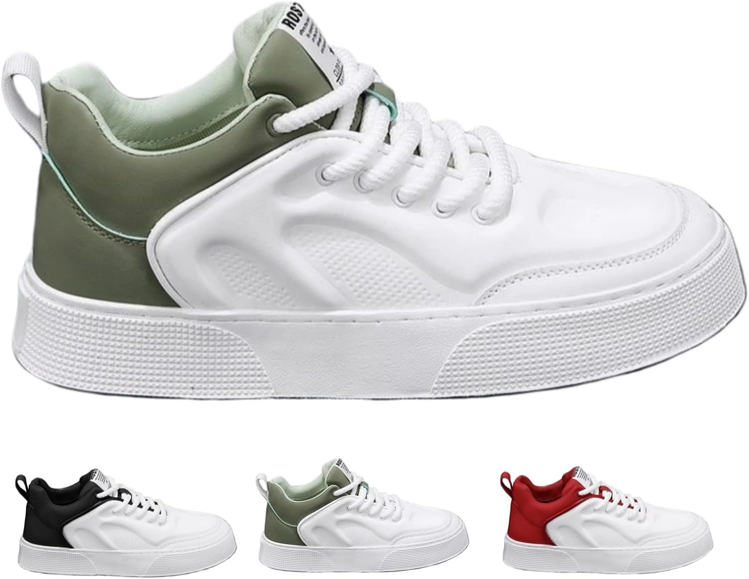 

Мужские и женские повседневные кроссовки на платформе, низкие, удобные, легкие, модные Y2K, спортивные, скейтбордические Macefil, зеленый
