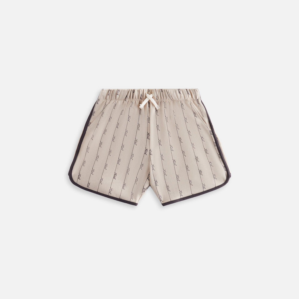 

Шорты Kith Kids Monogram Script Short, цвет Canvas