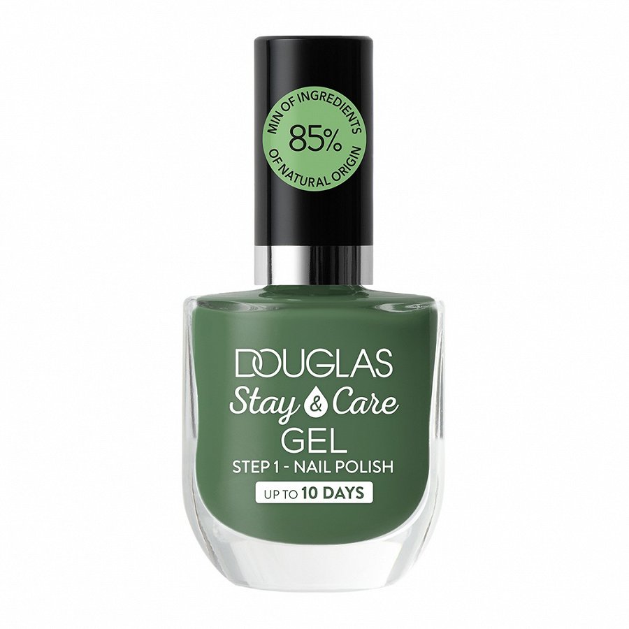 

Стойкий лак для ногтей с гелевым эффектом douglas make up stay & care gel polish Douglas Collection, цвет nr. 32 oh my green, 10 мл