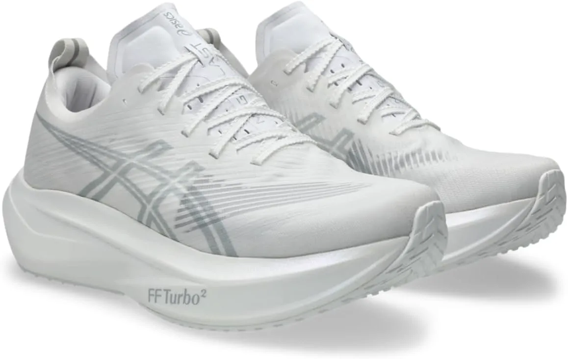 Беговые кроссовки ASICS Unisex MEGABLAST, белый/серый — фото 2