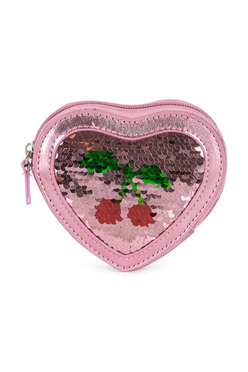 

Детский кошелек TUT HEART SEQUIN WALLET Konges Sløjd, розовый