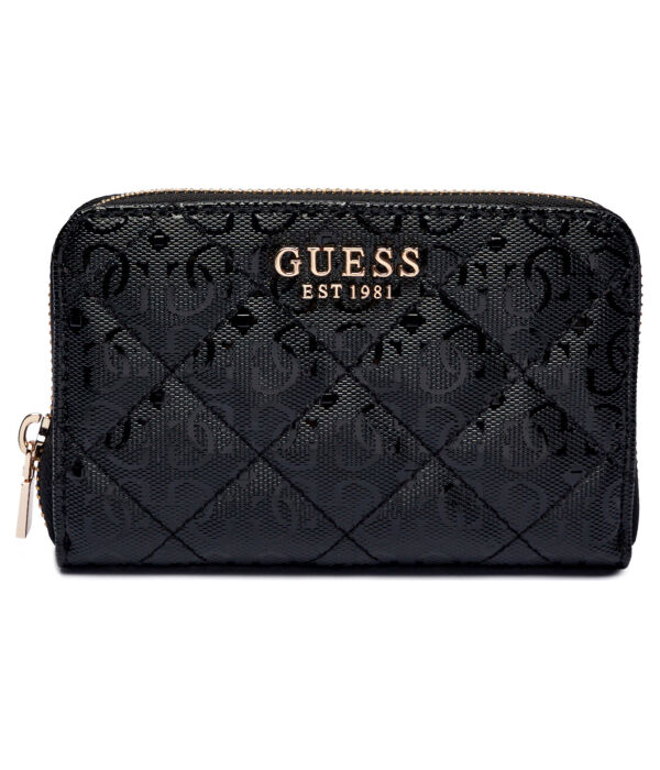 

Кошелек женский Guess Laurel текстильный на молнии, черный