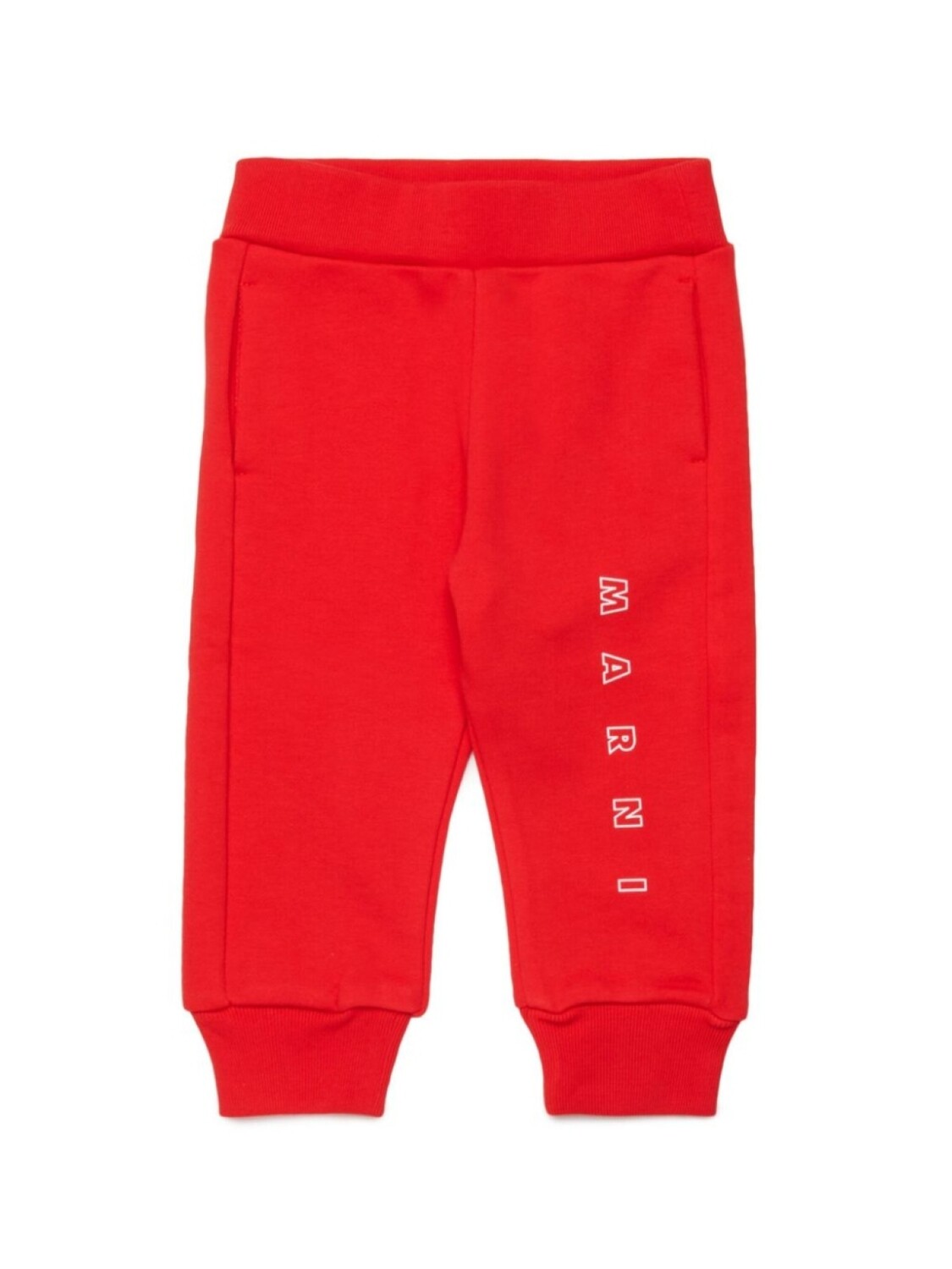 

Marni Kids спортивные брюки с логотипом, красный