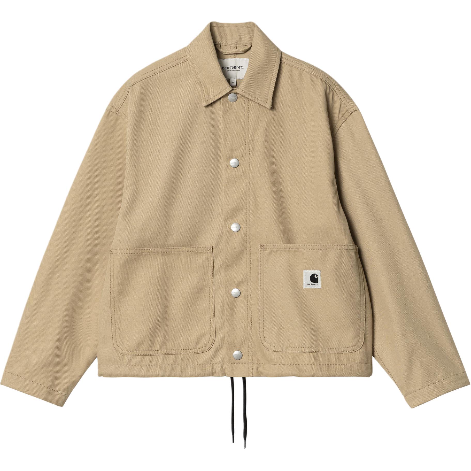 

Carhartt WIP Простая рубашка-жакет женская хаки, Khaki