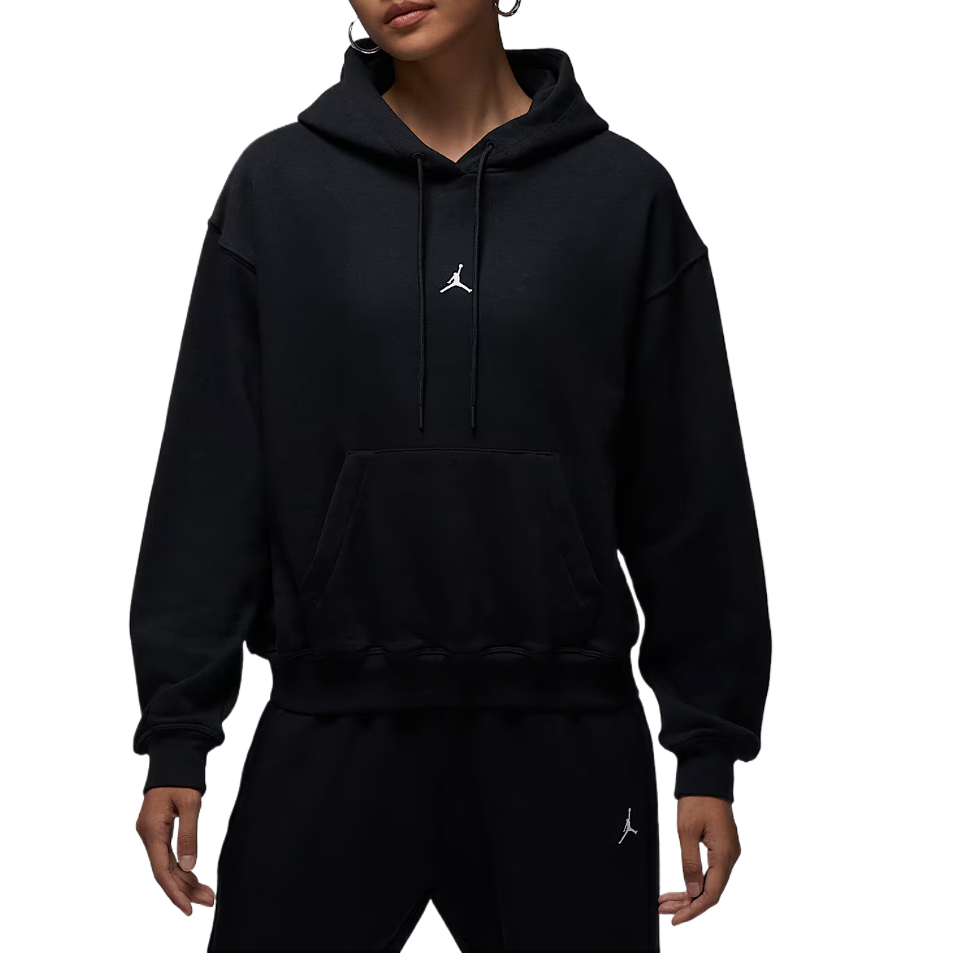 

Спортивная кроссовер худи для женщин Dri FIT Fleece Jordan, черный