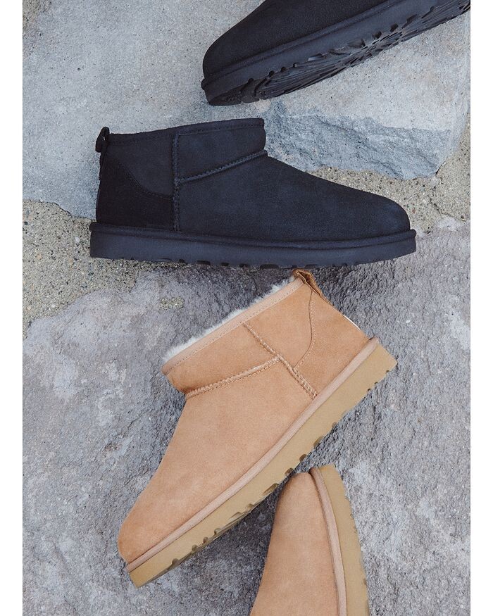 Мужские зимние ботинки UGG без застежки, черный — фото 2