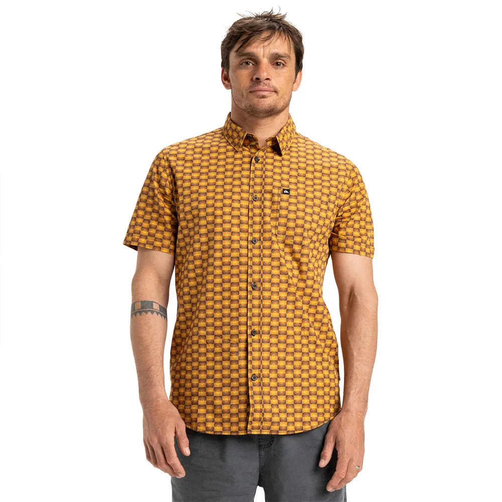 

Рубашка с коротким рукавом Quiksilver Apero Organic Classic, желтый