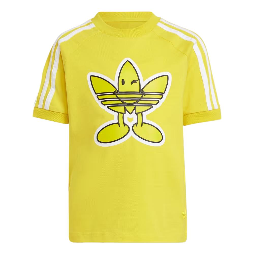 Adidas Originals Футболка желтая для детей 3-7 лет — фото 3