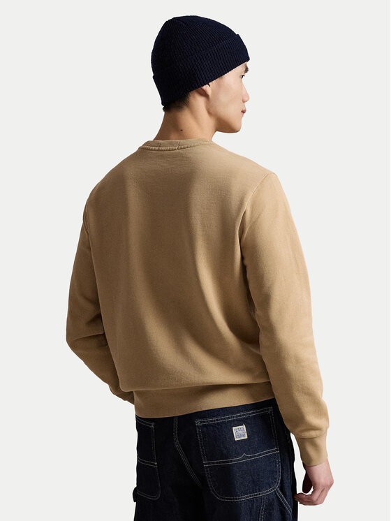 Свитшот regular fit 710916689038 Polo Ralph Lauren, бежевый — фото 3