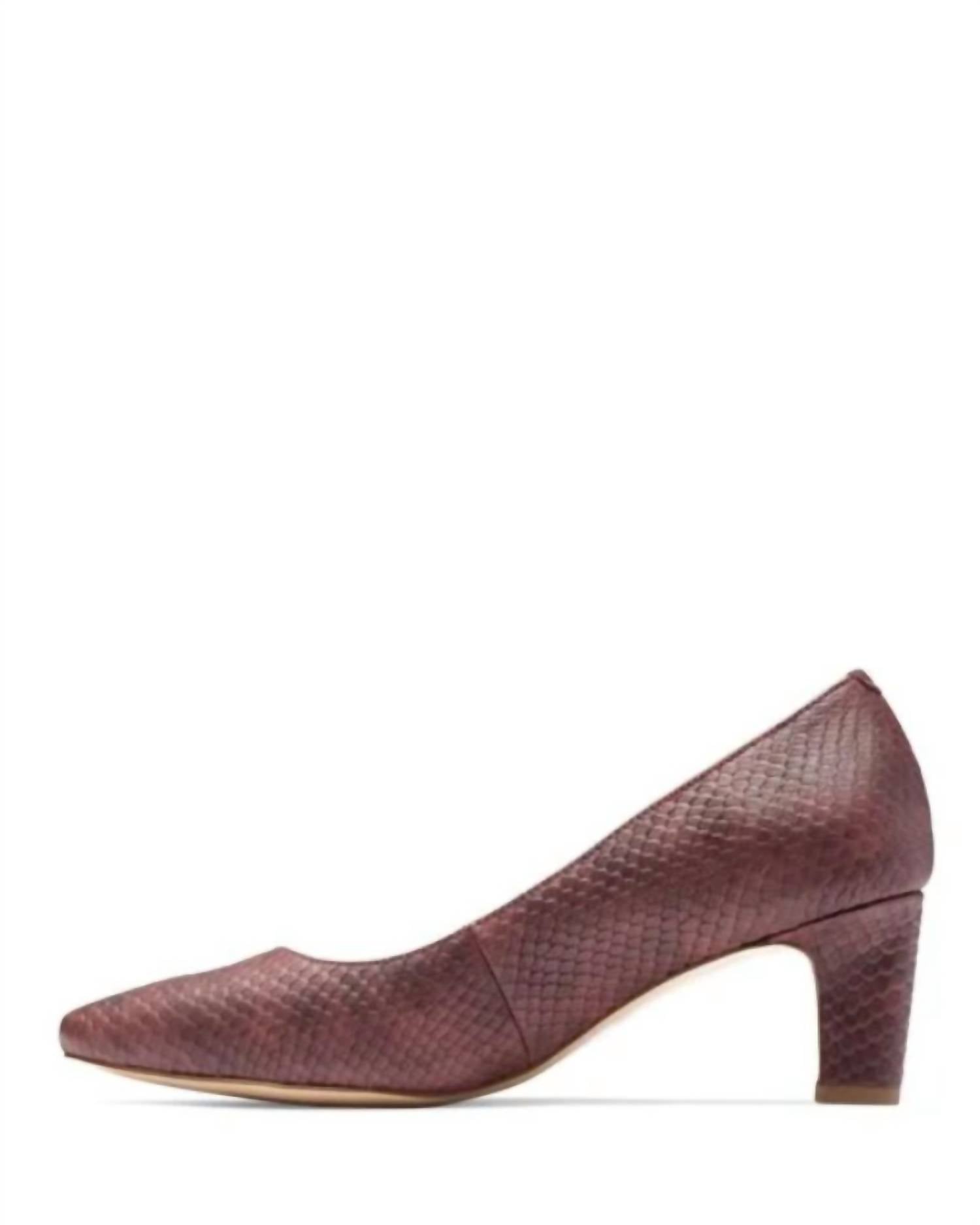 Женские туфли Mia Pump Heel цвета Merlot Vionic
