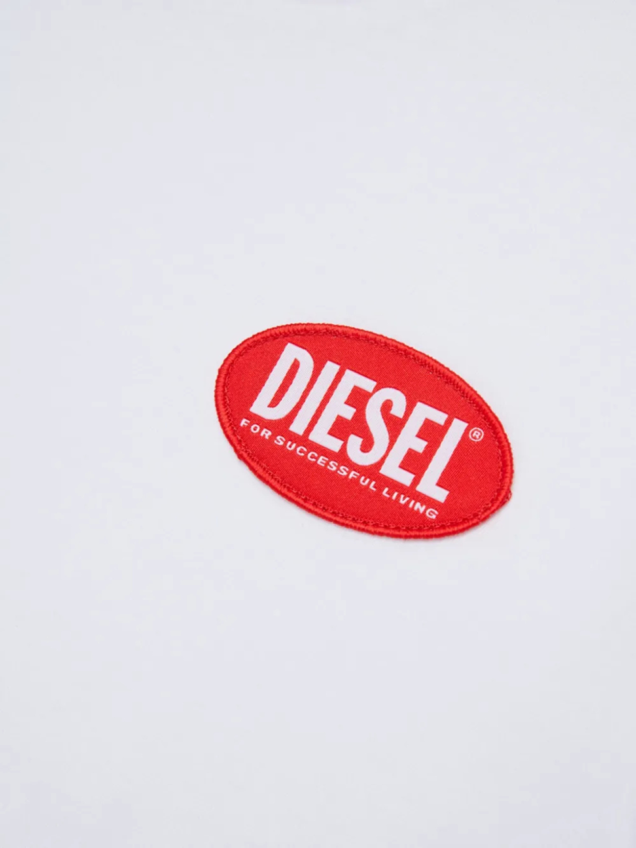 Diesel Kids футболка с нашивкой-логотипом, белый — фото 4