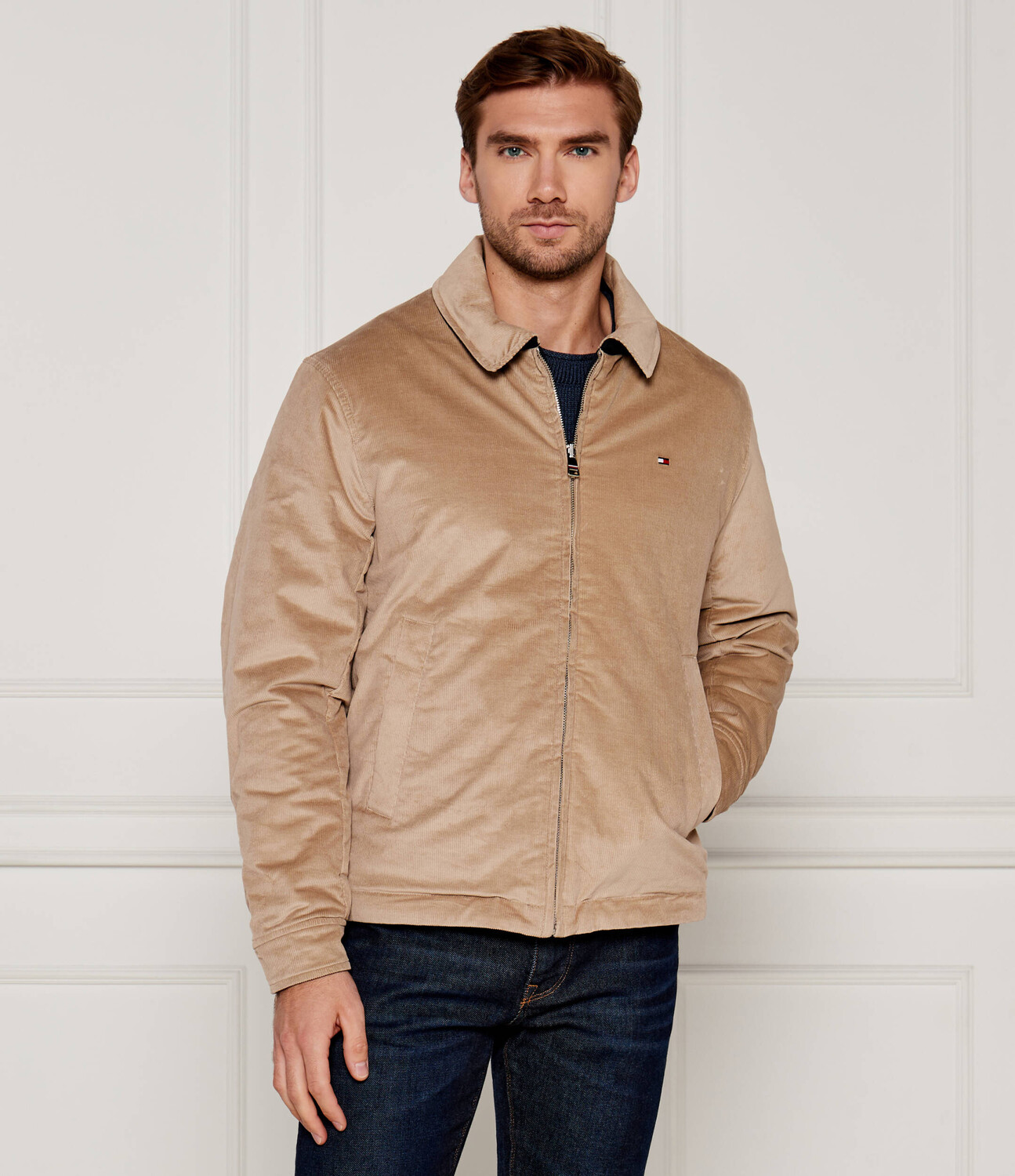 

Куртка Tommy Hilfiger IVY Regular Fit, бежевый