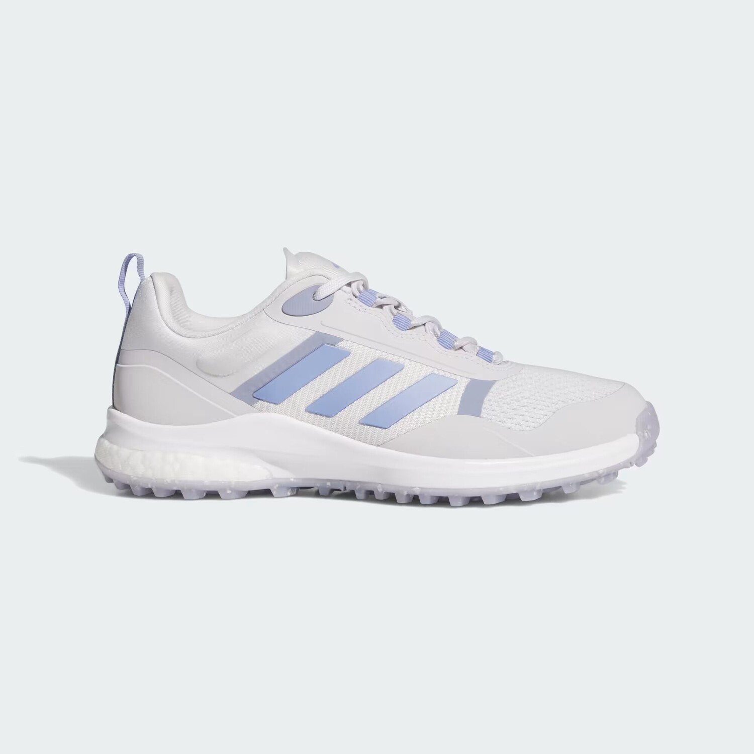 

Кроссовки для гольфа Зойся Adidas, цвет Dash Grey/Blue Spark Met./Silver Violet