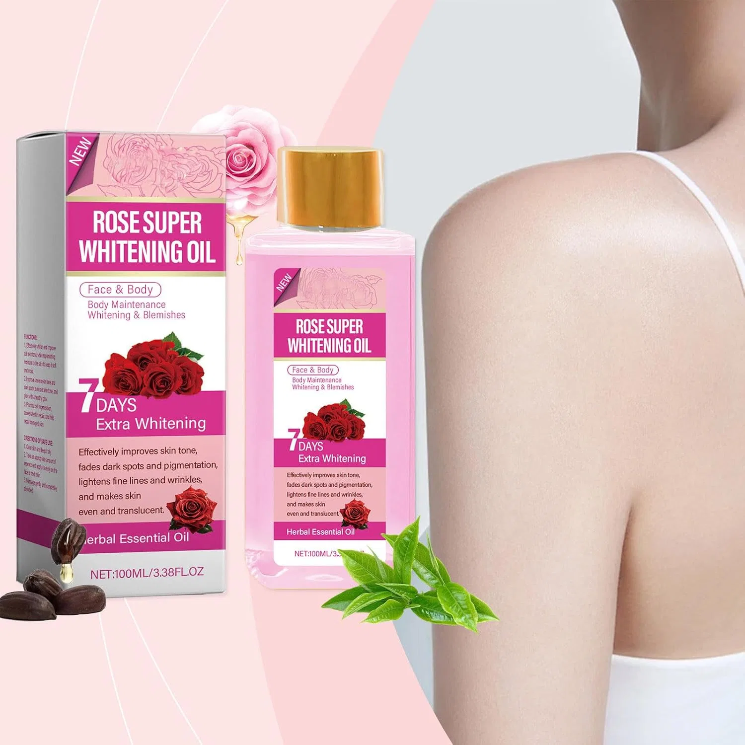 Масло для тела Beat Gold Body Oil Min C Collector 7 Day Moisturizing Aged Scent Raw Herb Peeling 100 мл Generic — фото 3