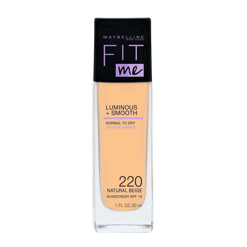 

Жидкая основа fit me luminous + smooth foundation Maybelline New York, цвет nr. 220, 30 мл