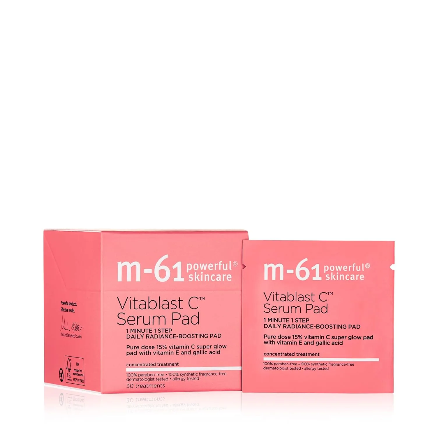 Сыворотка M-61 — Vitablast C Serum Pad | -патч с % стабилизированным витамином С в чистой дозировке - 30