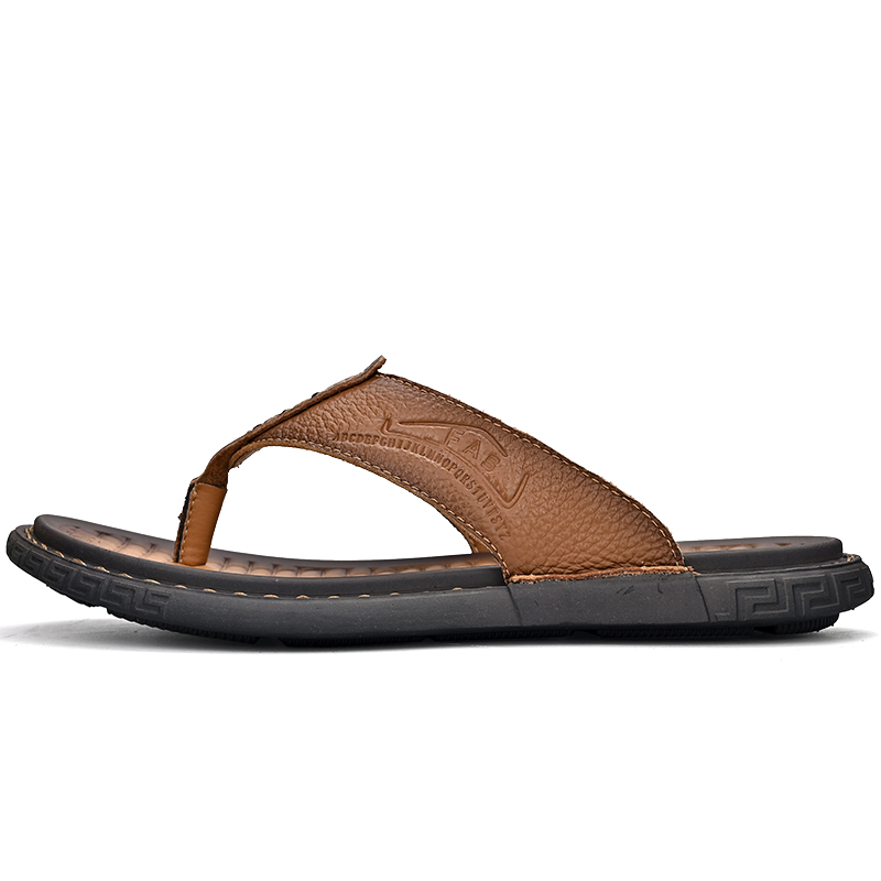 

Износостойкие мужские шлепанцы Kung Fu partners, Light Brown