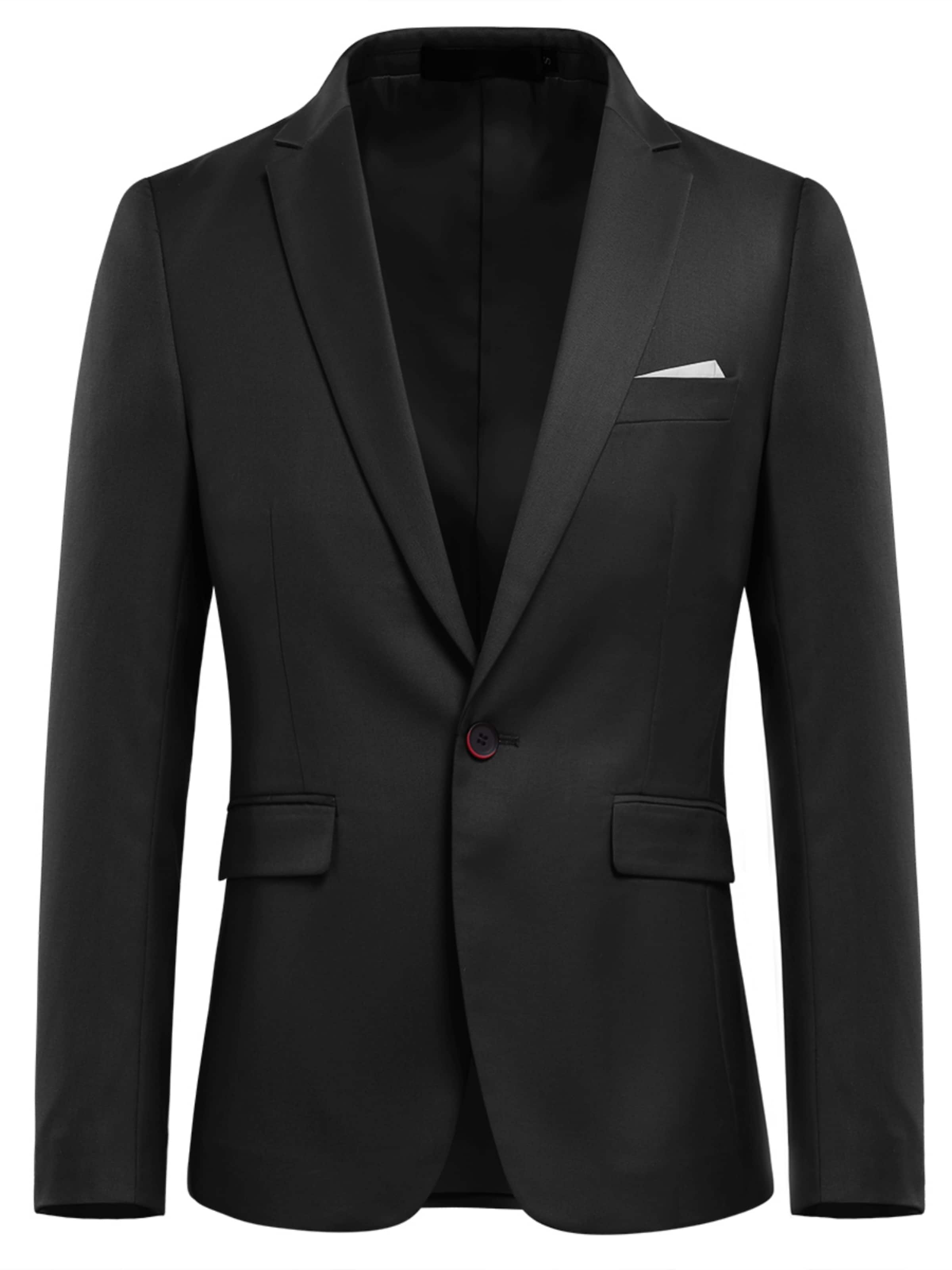 

Youthup Приталенный пиджак Slim fit в черном цвете