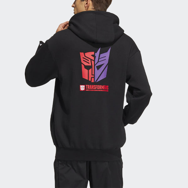 Толстовка men's x transformers crossover logo printing black Adidas, черный — фото 3