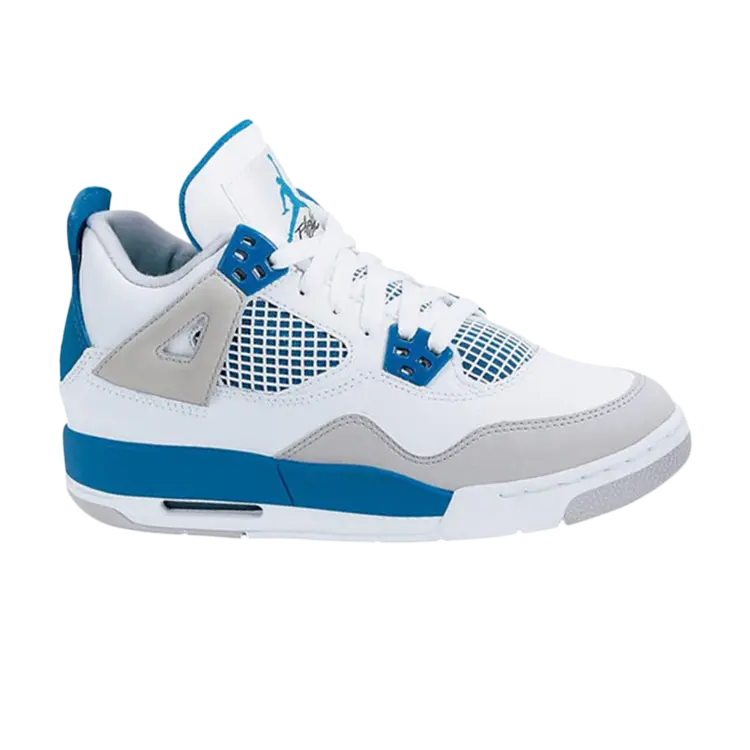 

Кроссовки Air Jordan 4 Retro GS 'Military Blue' 2006, белый