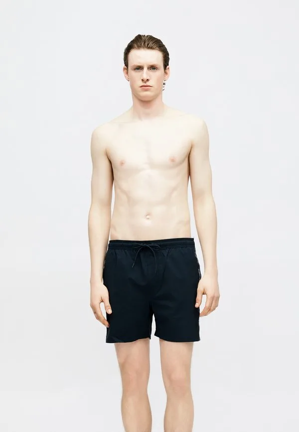 Плавки средней длины с завязками и логотипом на ленте Calvin Klein Swimwear, Shoreline
