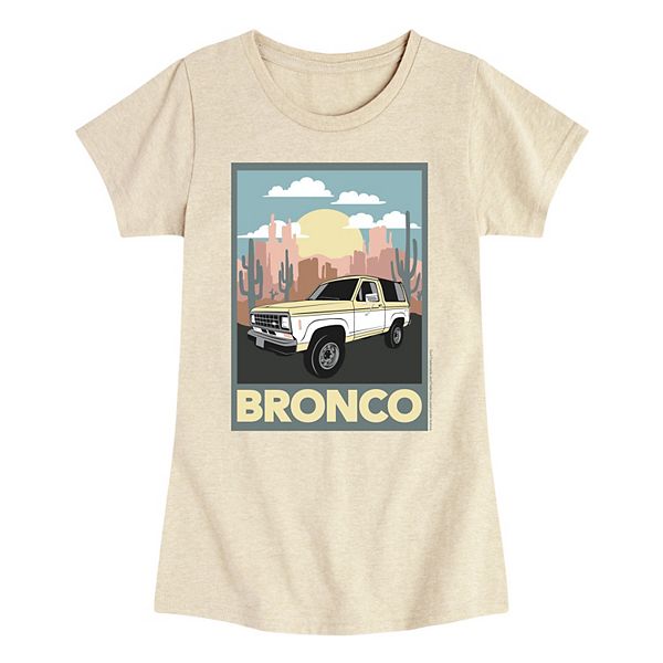 

Футболка с принтом Ford Bronco Desert для девочек Licensed Character, Birch