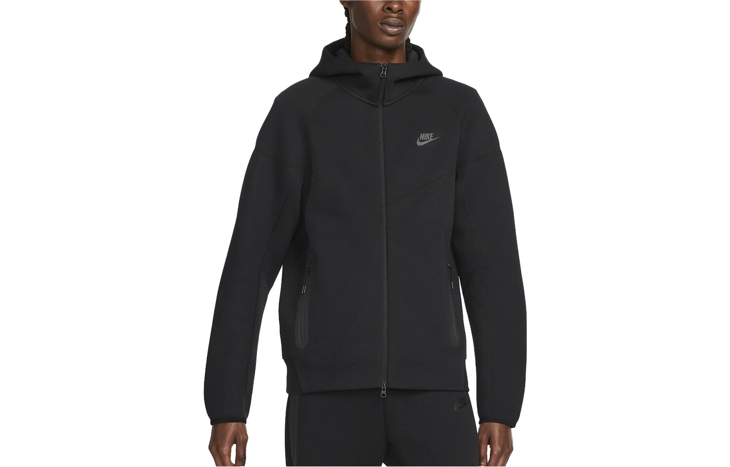 

Толстовка с капюшоном Sportswear Tech Fleece Windrunner Full-Zip Nike, черный