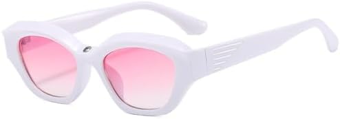 

Ретро-солнцезащитные очки «кошачий глаз» для женщин и мужчин, классический винтажный стиль, защита от УФ-излучения UV400, для вечеринок на открытом воздухе MTZJH, White