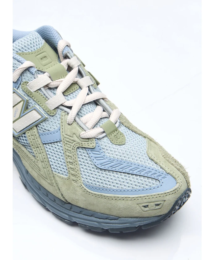 Удобные кроссовки из кожи и сетки New Balance, мультиколор — фото 2
