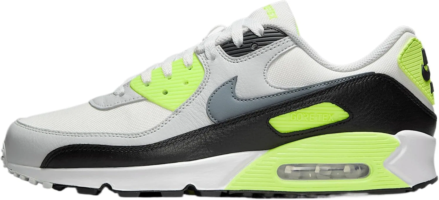 Кроссовки Nike Air Max 90 GTX для бега, модель Dj9779, Summit White Volt Black Cool Grey