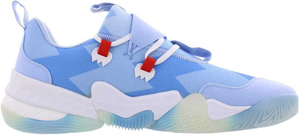 Кроссовки adidas Trae Young 1 для мужчин, белый/красный/голубой/светло-голубой/ярко-красный — фото 2