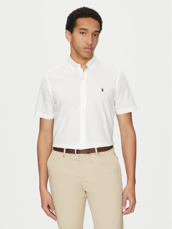 

Рубашка с индивидуальным пошивом 710945315001 Polo Ralph Lauren, белый