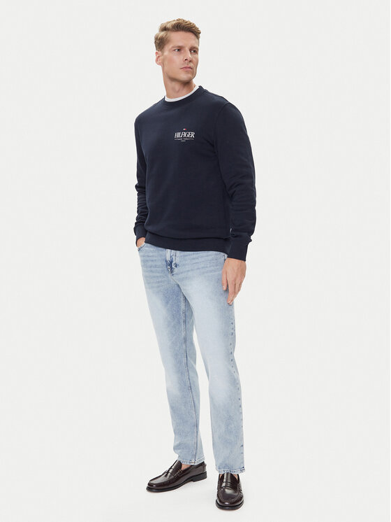 Джинсы straight fit Denton MW0MW39651 Tommy Hilfiger, синий — фото 2