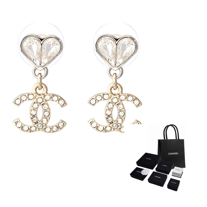 

CHANEL Серьги металлические женские золотые/серебряные